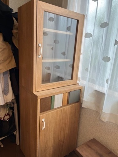 食器棚　幅60 オシャレ　キャビネット　木製　北欧