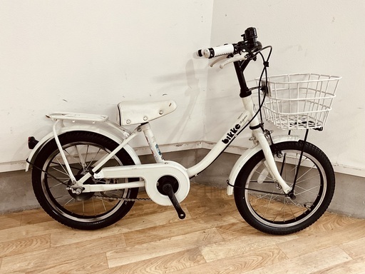 【整備済】【ブリヂストン16インチ幼児自転車/ビッケ/bikke m】【NO.88】