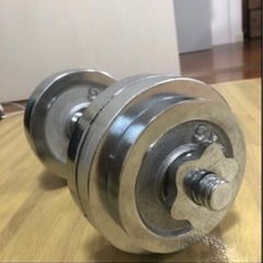 ダンベル　重量可変式　最大15kg 筋トレの画像