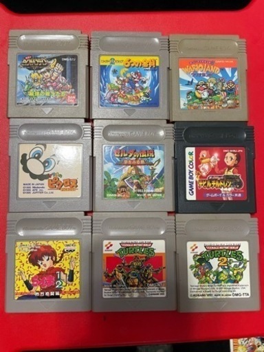 レトロゲームソフト ゲームボーイ 20本 ケース9本分