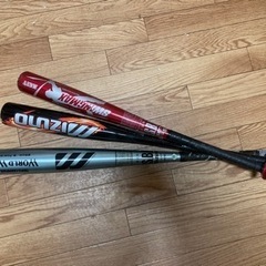 野球バット　大人用×1 子供用×2