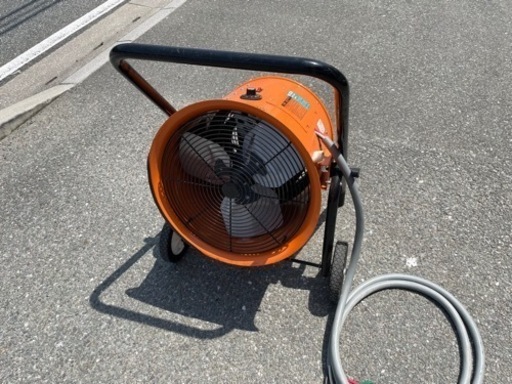 ■中古品 ナカトミ 電気ファンヒーター 循環型温風送風機 ISH-10KT 三相200V 2018年製 動作問題なし■