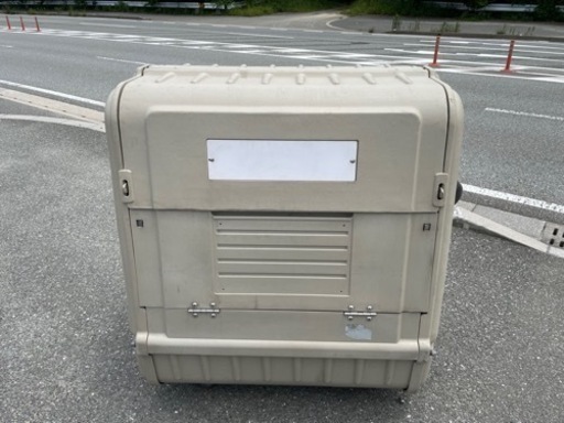 ■中古品 大型ごみ箱 横1100ｘ奥850ｘ高1250ｍｍ 動作問題なし 店舗 業務用 ダストボックス 野外収納■