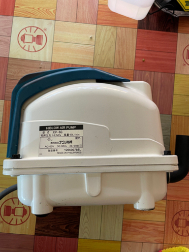 浄化槽ブロワー　メダカ　エアレーション