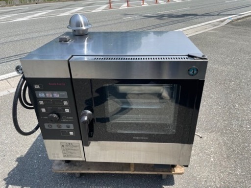 ■中古品 ホシザキスチームコンベクションオーブン MIC-5TB3 2013年 3相200V 芯温センサー付き 動作問題なし■