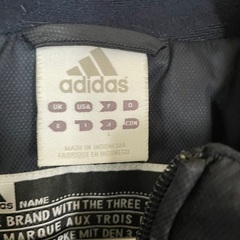 adidas アディダス　XL チャック破損