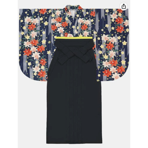 卒業式　袴4点セット