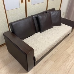 ソファベッド(破れあり)
