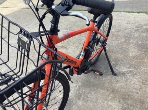 58パナソニック最新電動アシスト自転車JETTER700×38Cオレンジアルミボディ
