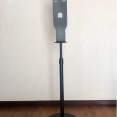 体温計付き消毒液ディスペンサー&消毒液スタンドの画像