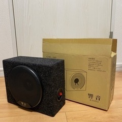 小型　ウーファー　アンプレス
