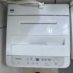 パナソニック洗濯機　美品、傷ほぼなし　