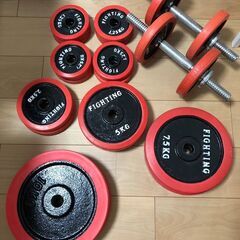 トレーニングベンチ+ダンベル他の画像