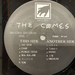 THE COMES "NO SIDE" LP【DOGMA・CITY ROCKER オリジナル盤】の画像