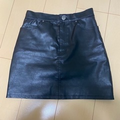 H&M レザースカート