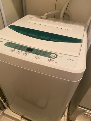 YAMADA全自動洗濯機4.5k 2017年製
