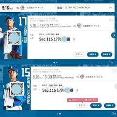 内野1塁側日本ハム対西武ライオンズ戦 FIELD LEVEL内野...
