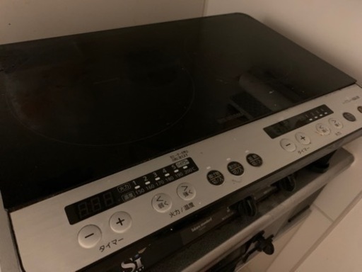 【受渡者決まりました】IHK-W12S-B アイリスオーヤマ　IHヒーター　脚付