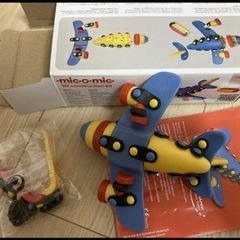 mic-o-mic 組み立ておもちゃ　飛行機の画像