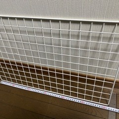 ワイヤーネット白　62×40cm