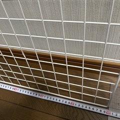 ワイヤーネット白　62×40cmの画像