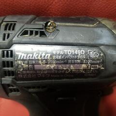 ① makita モデル TD149D 充電式インパクトドライバの画像