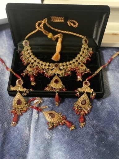 ネックレス 22k gold 47g bridal set