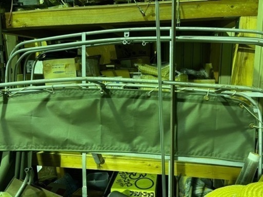 トヨエースロング1.2tに付けていた幌と枠組み