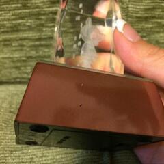 光るミッキー置き物♡モノグラム柄新品の画像