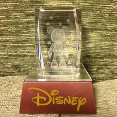 光るミッキー置き物♡モノグラム柄新品の画像