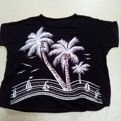 ヤシの木🌴柄Ｔシャツ