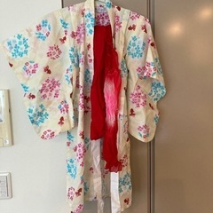 浴衣　100サイズ　 帯付きの画像