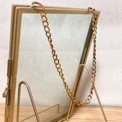 未使用 真鍮フレーム 長方形 韓国インテリアの画像