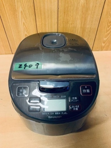 ✨2017年製✨ 2409番 シャープ✨ジャー炊飯器✨KS-S10J-S‼️