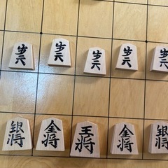 一寸将棋盤　本榧　駒　本セットの画像