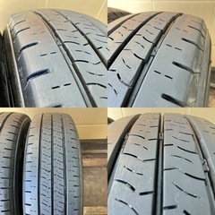 けっこう良い195/80R15 2本／KUMHO 8分 A4205の画像