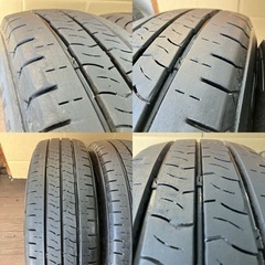 けっこう良い195/80R15 2本／KUMHO 8分 A4205の画像