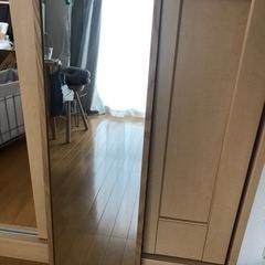 無印良品　壁に付けられる家具ミラー　中