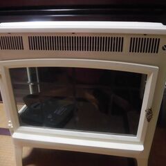 電気温風機　1000W　QVC製　リモコン付き