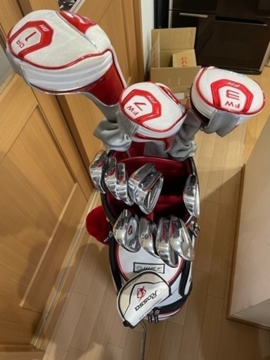 ①【早い者勝ち】※初心者必見　MacGregar（MACTEC）フルセット　 14本　キャディバッグ付き　※パターはオマケ程度