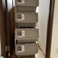 決まりました【取りに来てくださる方】キャリコ　収納ケース