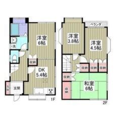 💖初期費用24万円💖内房線「五井」駅徒歩32分🌟4DK🎵管理番号「195890」  - 市原市