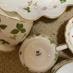 ウェッジウッド　ワイルドストロベリー　ウィンザートレイの画像