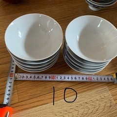 ご飯茶碗10点セット　浅めです！の画像