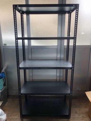 4段スチール棚　2台