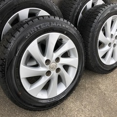 ポルテ純正ホイールスタッドレス付きセット