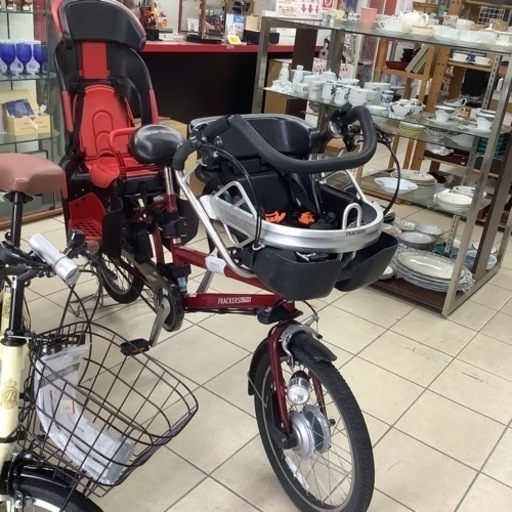 FRACKERS ふらっかーず　電動アシスト自転車　電動自転車　自転車　（バッテリー無し）前後チャイルドシート付き