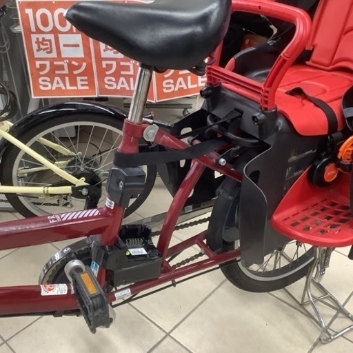 FRACKERS ふらっかーず　電動アシスト自転車　電動自転車　自転車　（バッテリー無し）前後チャイルドシート付き