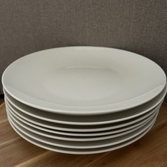 白プレート　26.5cm 7枚