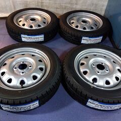 冬【新品】14インチ 軽乗用車 富山４本 2022年 155/6...